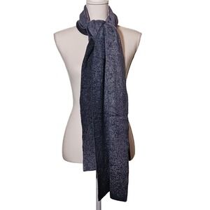 NWT Barefoot‎ Dreams CozyChic Lite Confetti Scarf Deep Sea Blue Indigo One Size